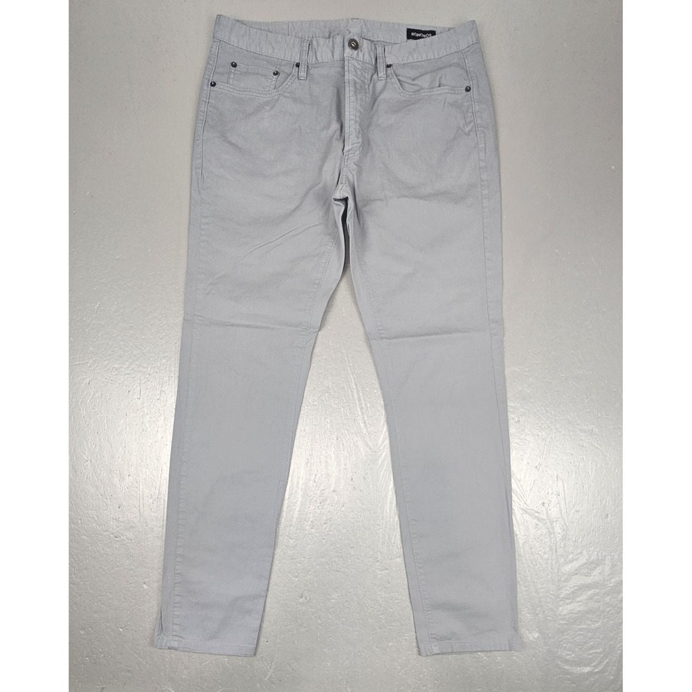 Bonobos Pants Mens 34x30 Gray Chino Skinny Golf Performance Highland Tour